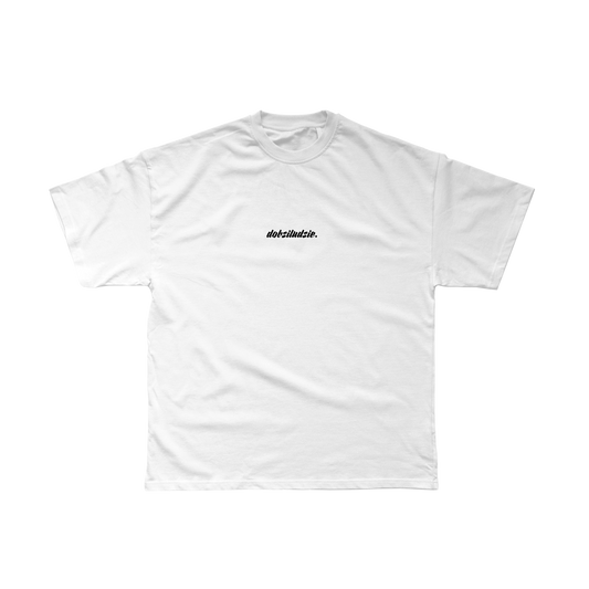 ,,DOBZILUDZIE.” (WHITE TEE)